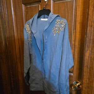 Elegant Gold Embellished Women's Jacket